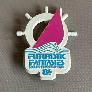 1984 Minneapolis Aquatennial Futuristic Fantasies Lapel Pin